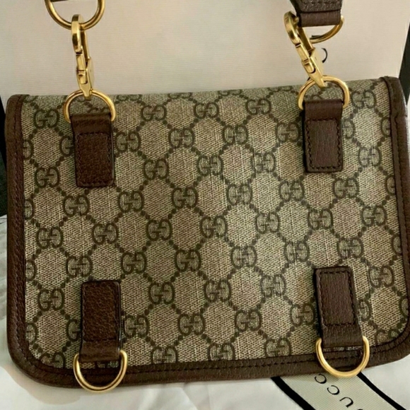 Gucci Supreme Metallic Totem Three- Piece Shoulder Bag Set. - Picture 5 of 7